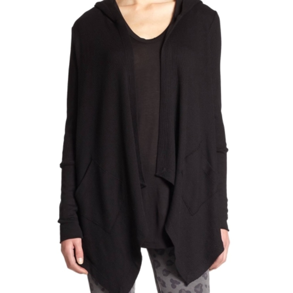 Splendid Thermal Flight Cardigan Hoodie